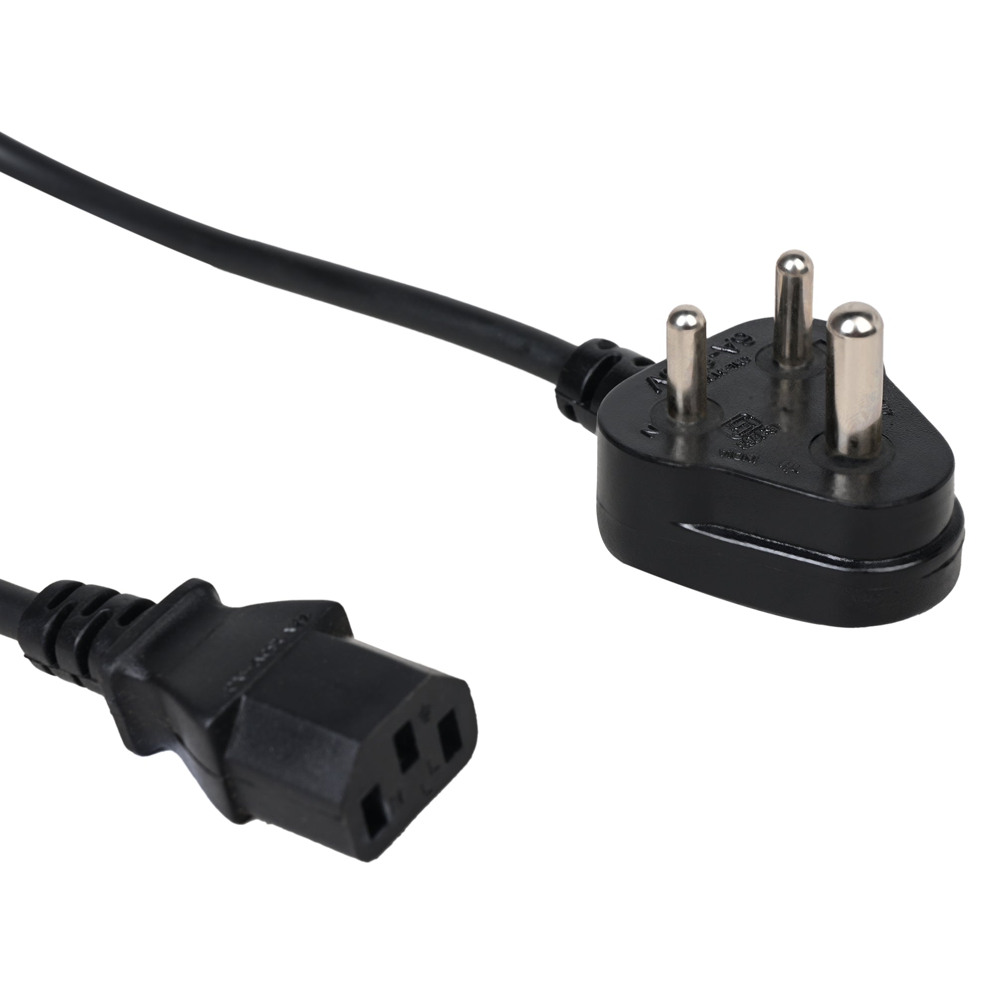 BOXNUBE ISI Certified 6A 250v Full Copper Desktop Power Cord 1.5M | For Desktops, Printer, SMPS, PC | Indian 3 Pin Plug to C13 IEC Socket 1.5 Meter BOXNUBE ISI Certified 6A 250v Full Copper Desktop Power Cord 1.5M | For Desktops, Printer, SMPS, PC | Indian 3 Pin Plug to C13 IEC Socket 1.5 Meter